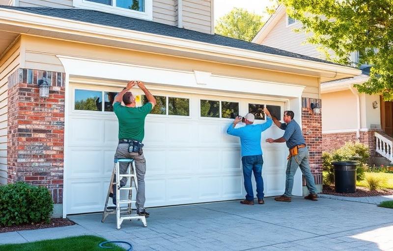New Door Installation - Professional installation of premium insulated garage doors.